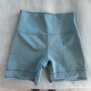 Alo High-Rise Light Blue Sculpt Short